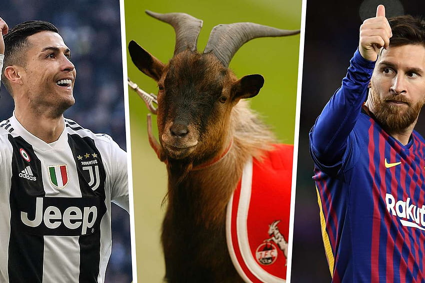 Was ist ein GOAT im Fußball? Lionel Messi gegen Cristiano Ronaldo, Lionel Messi Goat 2020 HD-Hintergrundbild