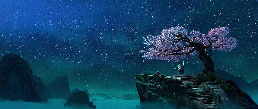 Kung-Fu-Panda-Szene, Meister Oogway HD-Hintergrundbild