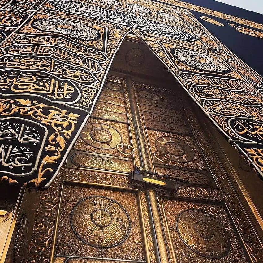 Close up to the beautiful Kabah door. ❤️, kaaba door HD phone wallpaper