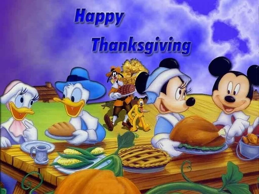Disney Thanksgiving cartoons animation walt disney cartoon thanksgiving  HD wallpaper  Peakpx