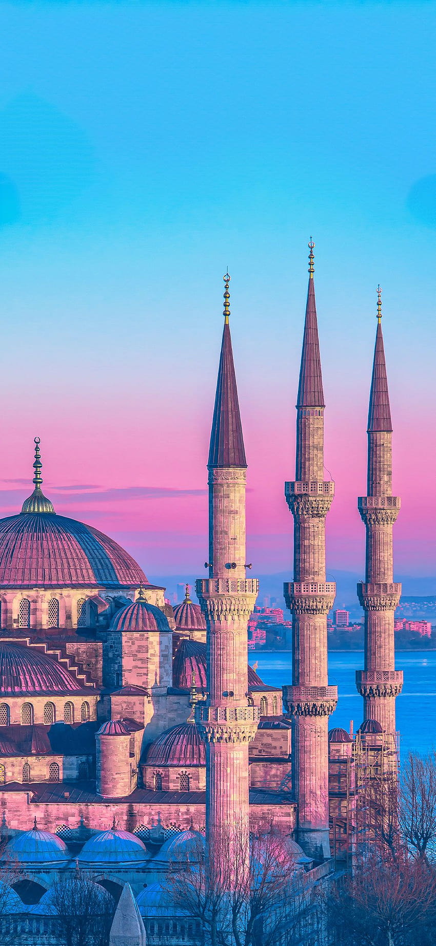 Turchia Masjid islamico, architettura della moschea islamica iphone Sfondo del telefono HD