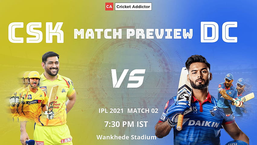 IPL 2021, Match 2: Chennai Super Kings vs Delhi Capitals HD wallpaper |  Pxfuel