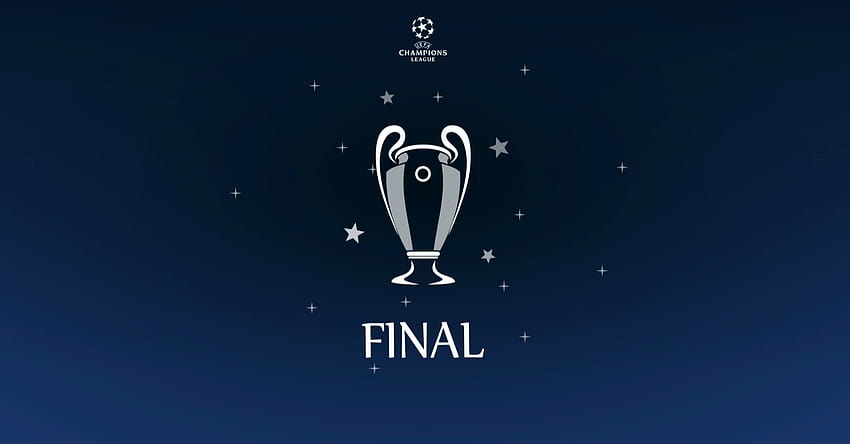 Pusty szablon finału Ligi Mistrzów UEFA, logo ligi mistrzów Tapeta HD