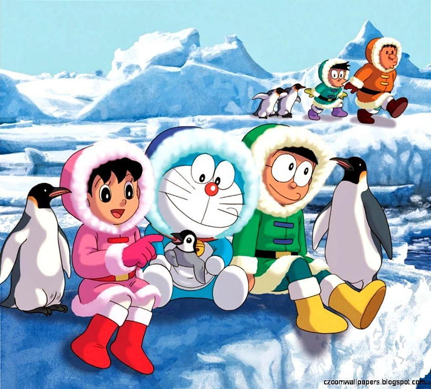 Letest Doraemon Obtenga dibujos animados de alta definición fondo de pantalla