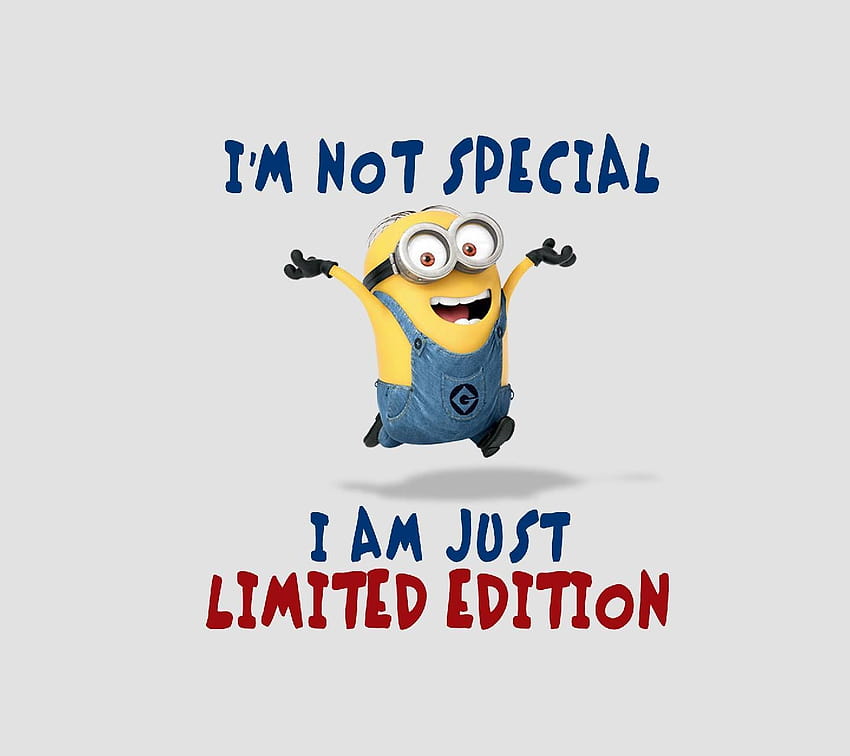 Limited Edition by DroolingOnYou, minions quotes HD wallpaper