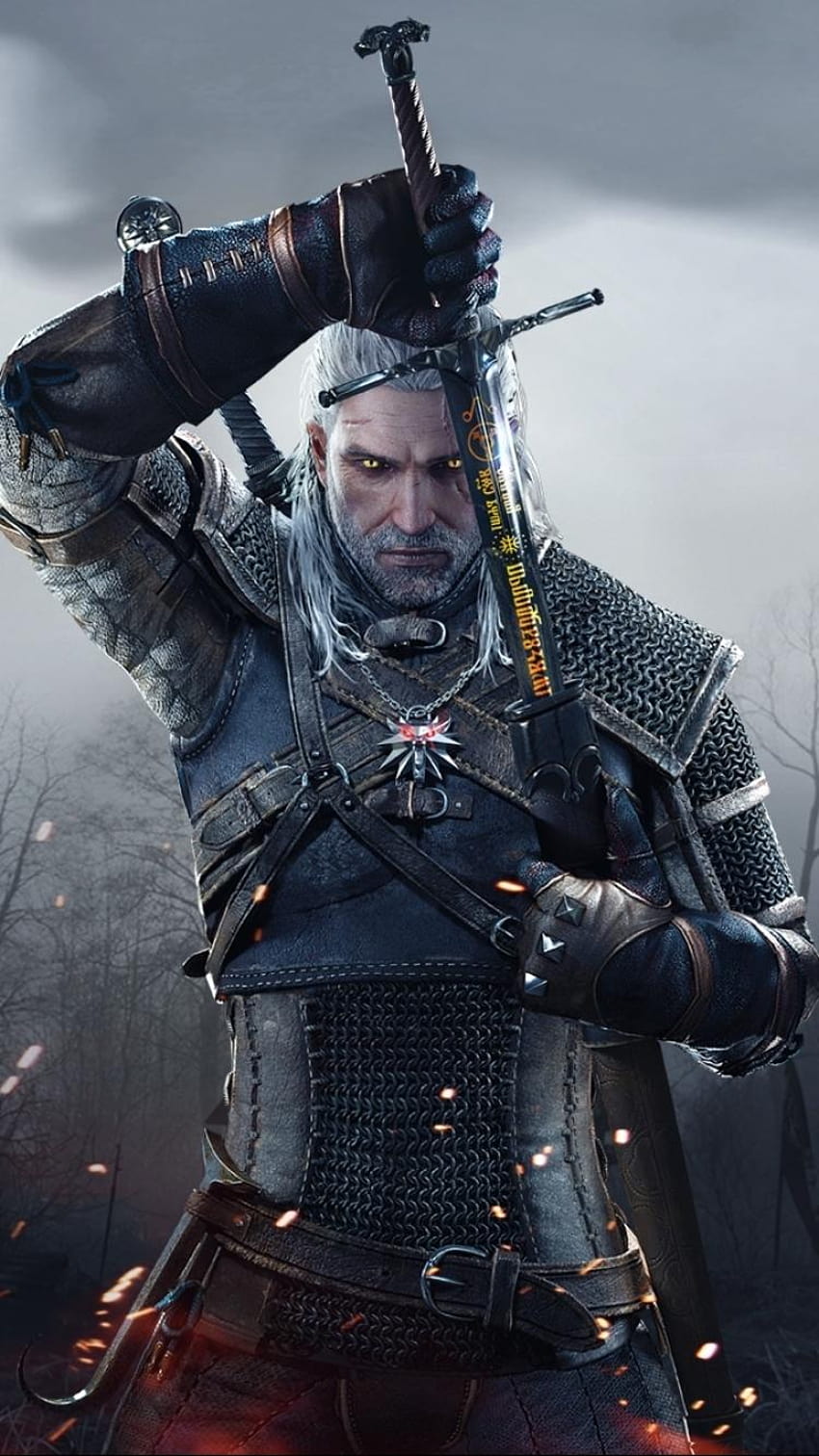 Video Game/The Witcher 3: Wild Hunt, geralt phone HD phone wallpaper