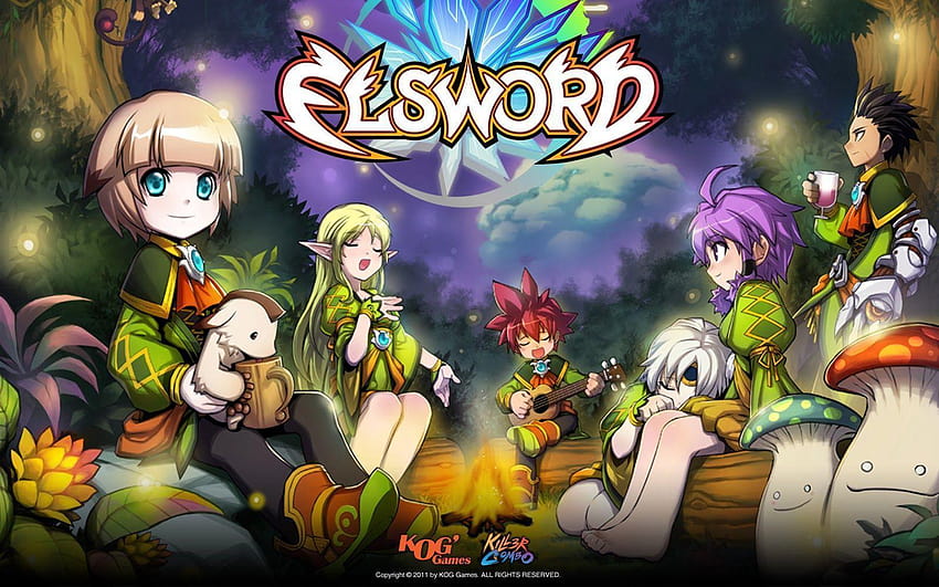 KamiNoBeniMizu 온라인 게임: Elsword Group, elsword 시즌 2 HD 월페이퍼