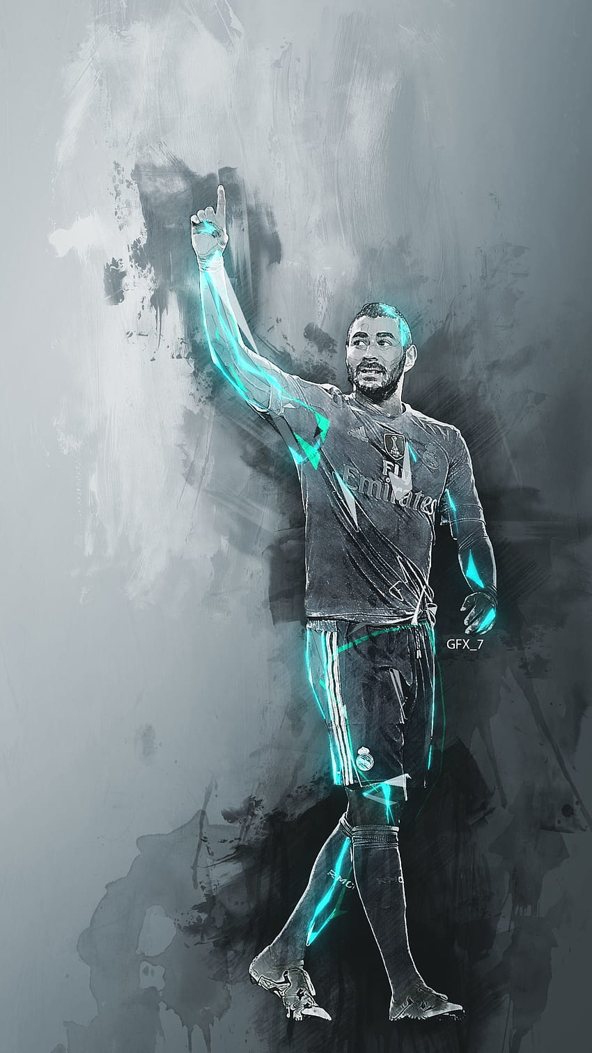 Karim Benzema Real Madrid, karim benzema 2021 wallpaper ponsel HD