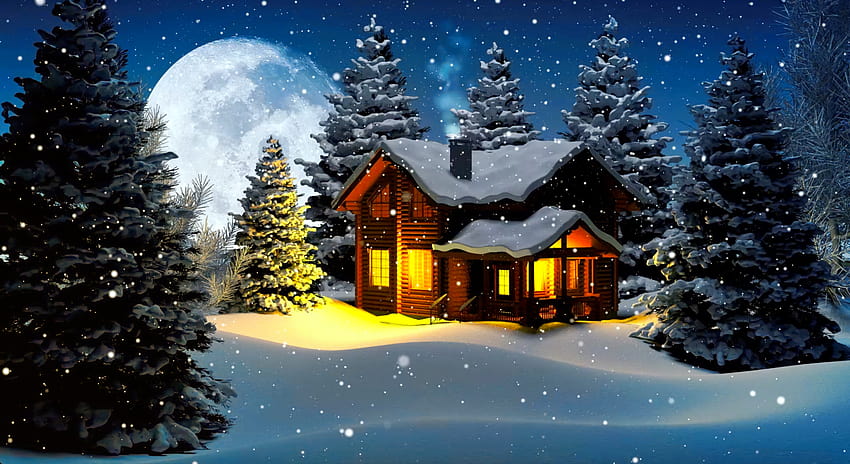 Winter Christmas Desktop Backgrounds - Wallpaper Cave