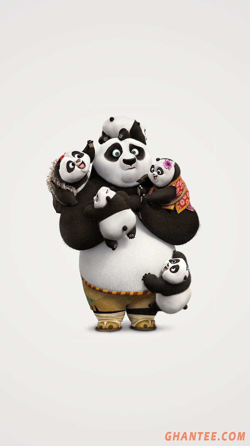 Kung fu panda off white phone, panda mobile HD phone wallpaper | Pxfuel