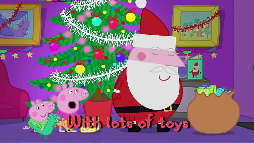 Peppa Pig House (PC and Mobile), Christmas Pig, HD wallpaper