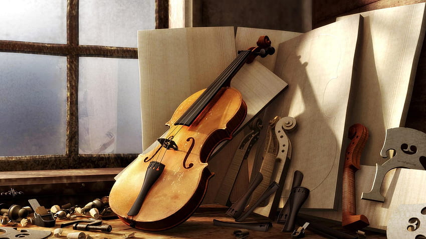 Violin Music, baroque music HD wallpaper