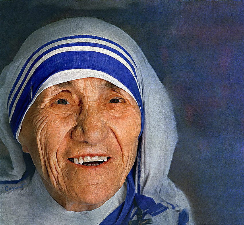Cluster: Mother Teresa Natural HD wallpaper