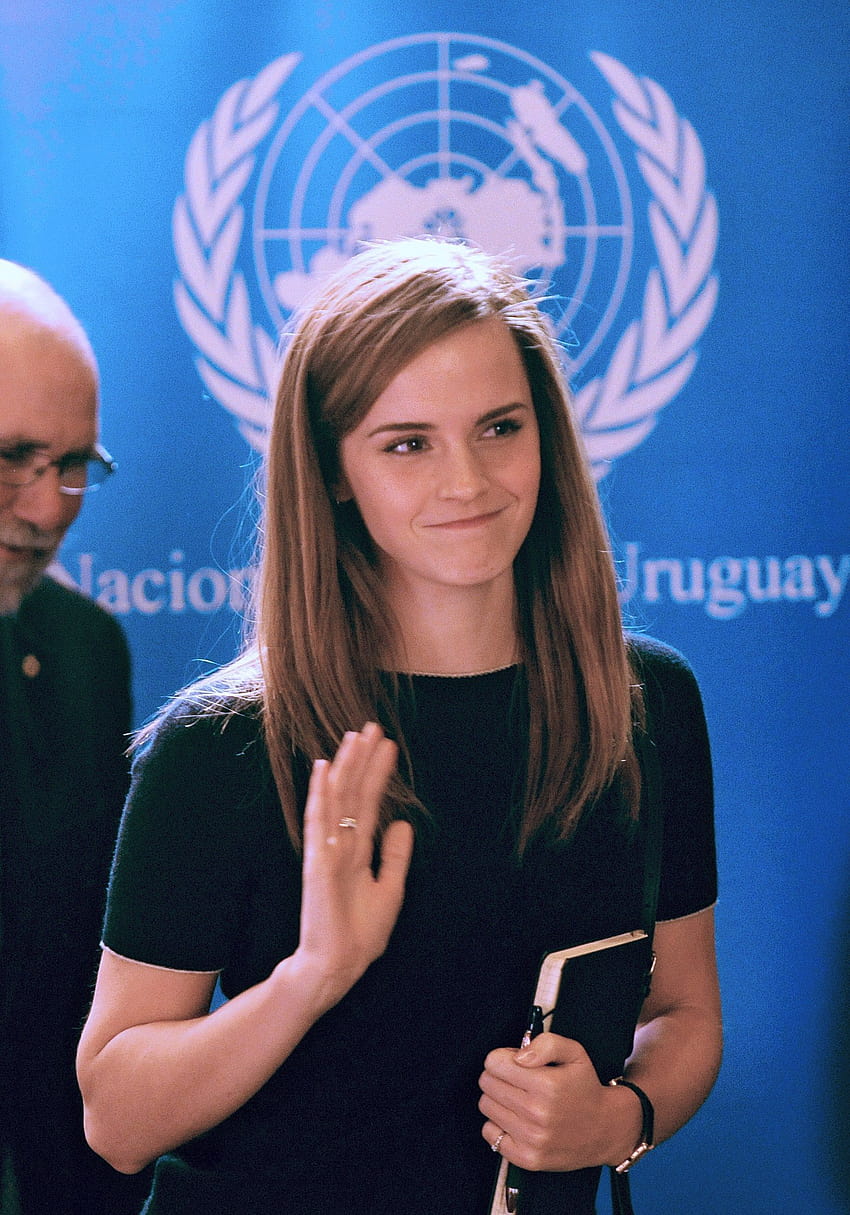 Emma Watson pergi ke Uruguay untuk PBB, emma watson united nations wallpaper ponsel HD