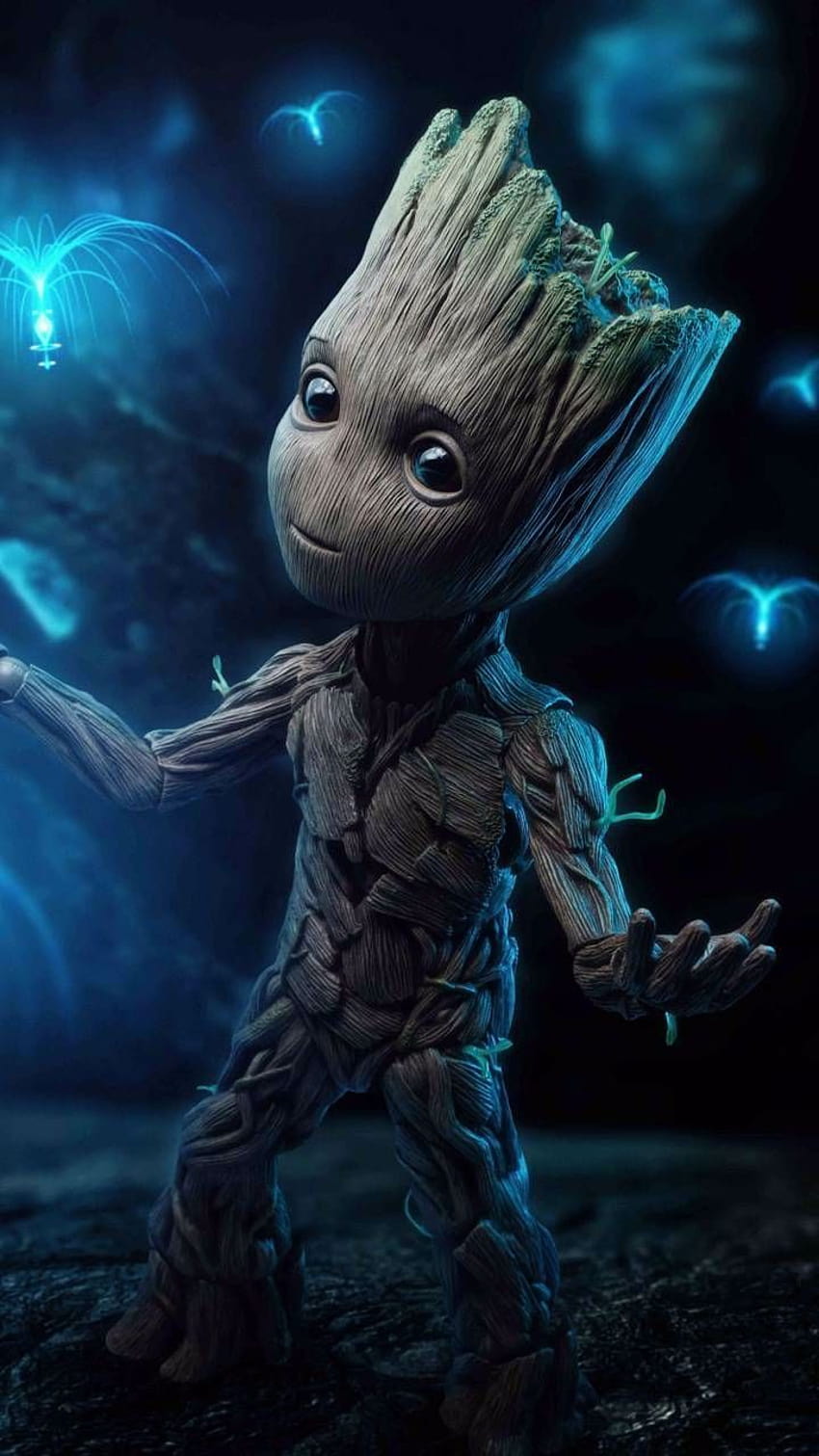 Baby Groot, Babybräutigam HD-Handy-Hintergrundbild