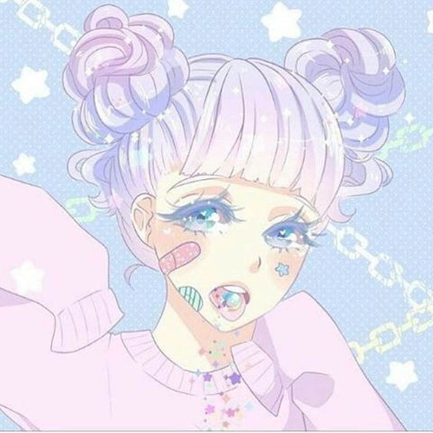 You're so naive sweetie, pastel goth anime HD phone wallpaper