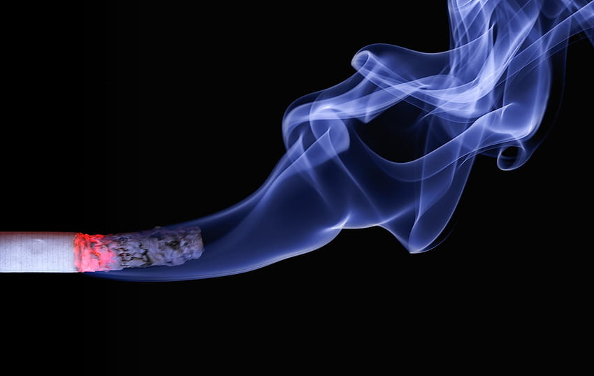 Lighted Cigarette Stick and White Smoke · Stock, stop smoking HD wallpaper