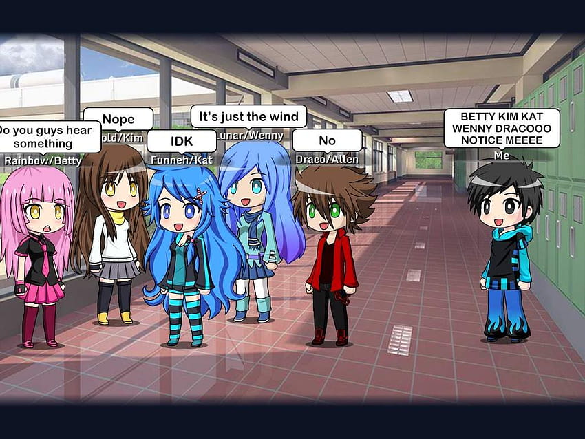 Funneh on Dog, itsfunneh and the krew HD wallpaper