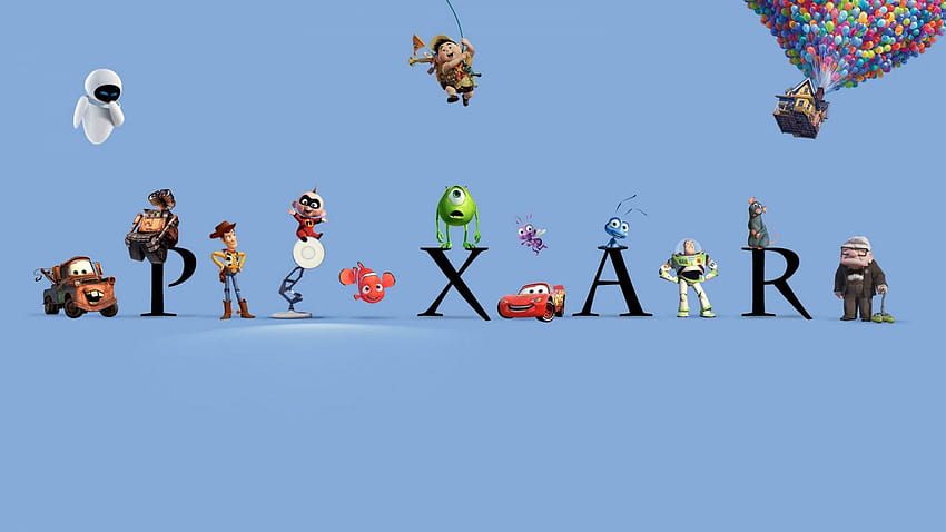4 Disney Pixar, compagnie cinematografiche Sfondo HD