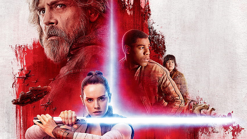 U Star Wars: The Last Jedi Rey, Luke, Finn a..., kelly marie tran HD wallpaper