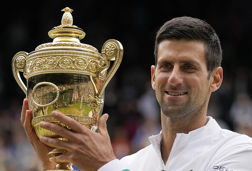 Djokovic은 Wimbledon에서 뛸 수 있습니다. 백신 불필요, 노박 조코비치 윔블던 2022 챔피언 HD 월페이퍼
