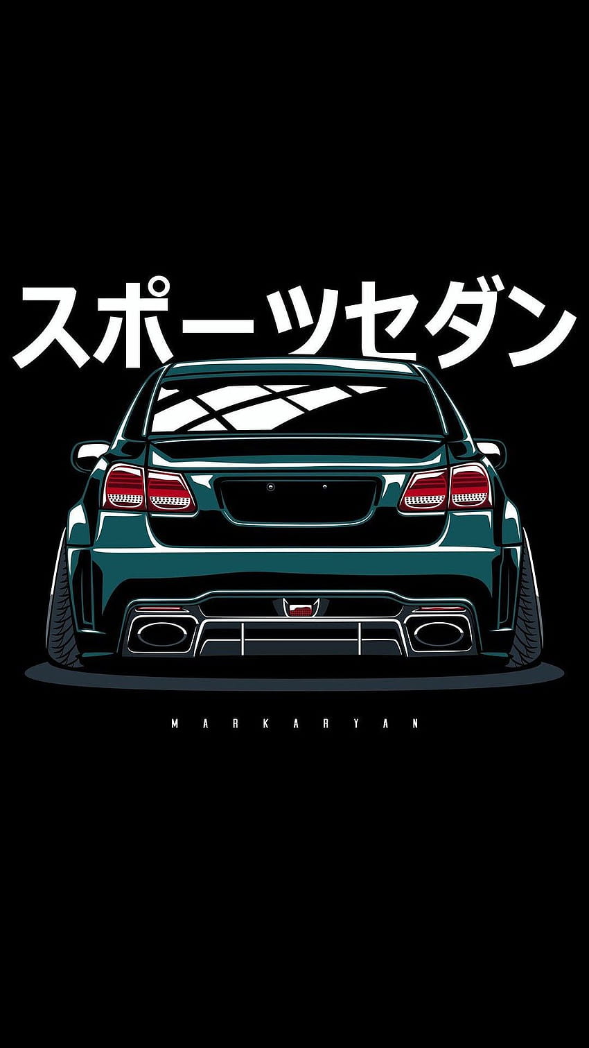 Auto giapponesi pubblicate da Christopher Sellers, jdm art Sfondo del telefono HD