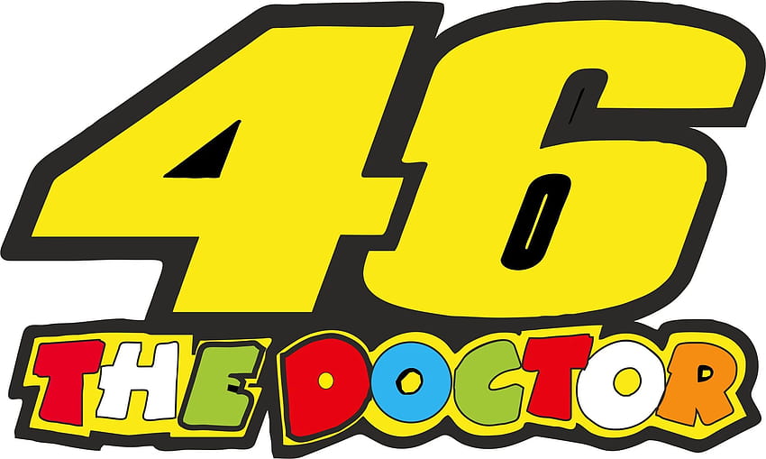 Valentino Rossi Le Docteur Stickers Muraux Mural Art Decal Store, 46 the doctor Fond d'écran HD