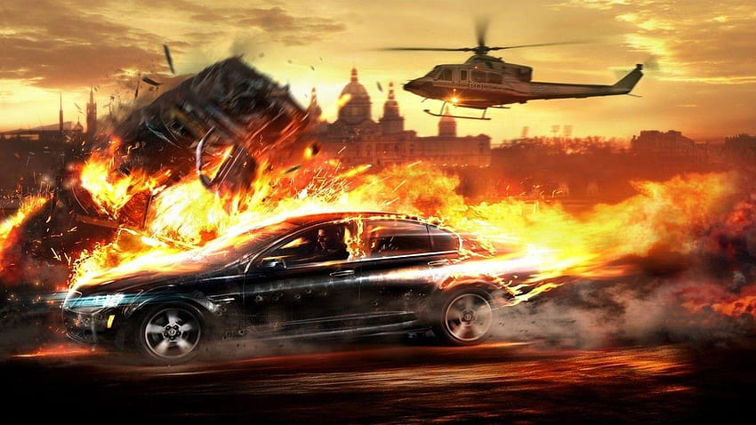 Car, Fire, Explosion / and Mobile Backgrounds, fire car HD wallpaper |  Pxfuel