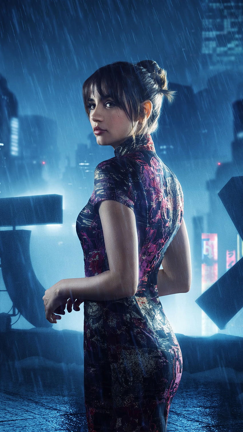 Ana de Armas como Joi en Blade Runner 2049, ana de armas iphone fondo de pantalla del teléfono