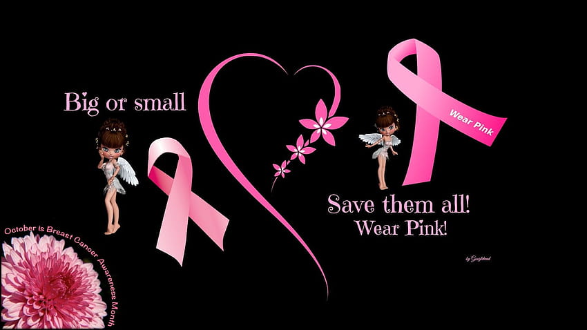 乳がんに対する国際デー、​​Sarah Cunningham が投稿した Breast Cancer Awareness 高画質の壁紙