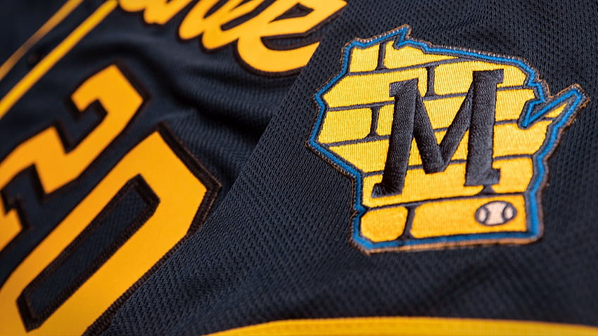 Nowe mundury dla Milwaukee Brewers, retro logo browarów Tapeta HD