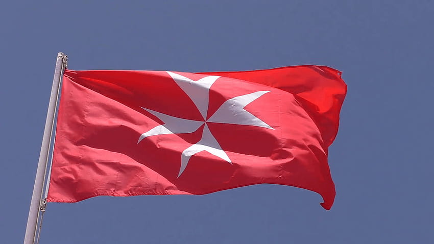White Maltese cross on red backgrounds flag, the national flag of, cross in red  background HD wallpaper | Pxfuel