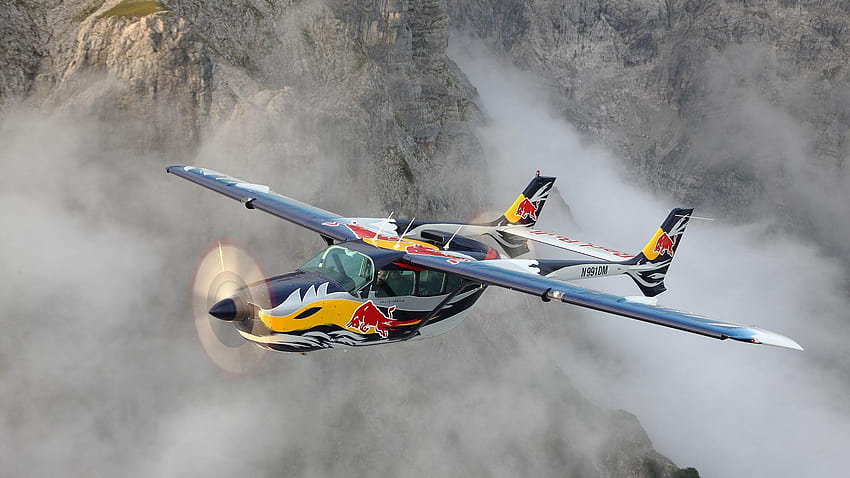 Cessna 337 Skymaster, das Kunstflugteam der Flying Bulls HD-Hintergrundbild