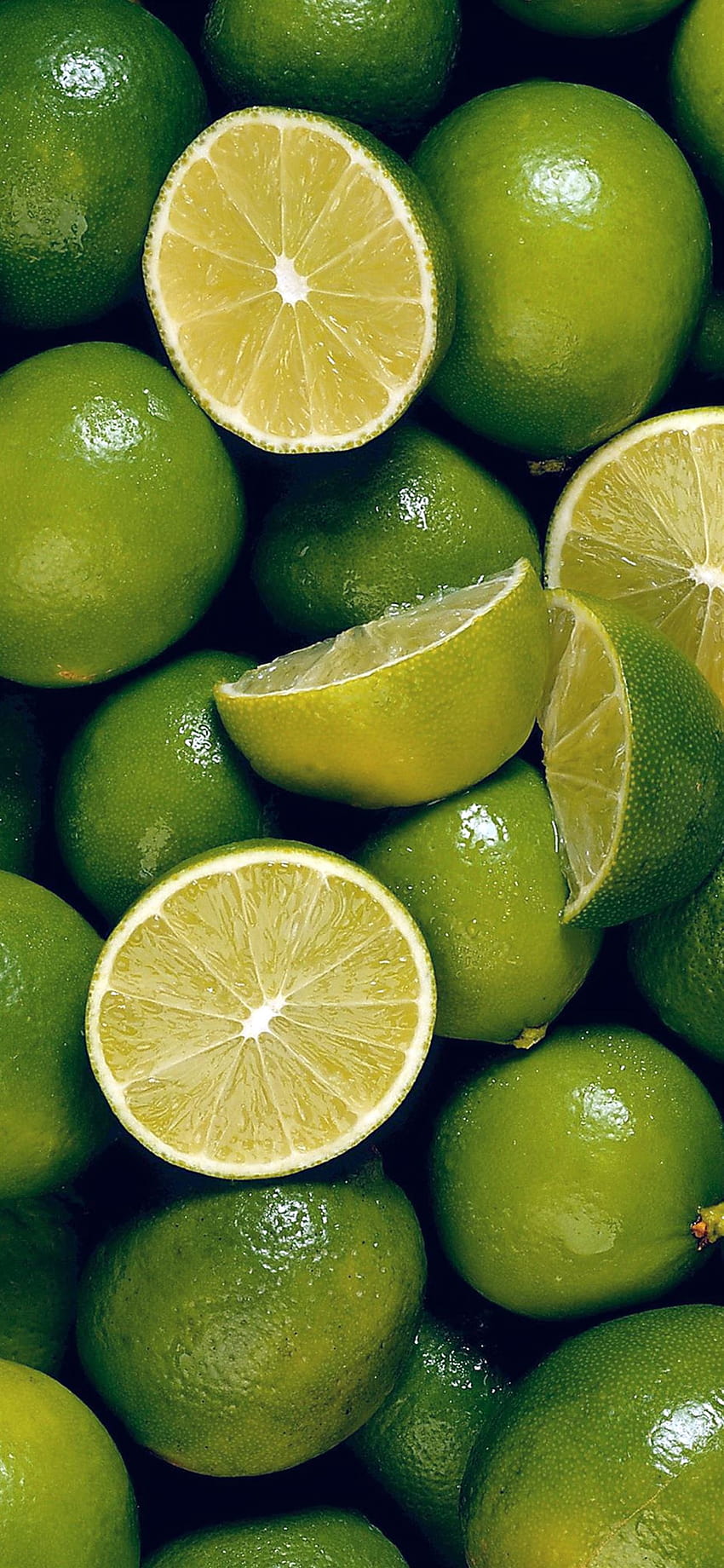 Line fruit green pattern iPhone X, green lemon HD phone wallpaper