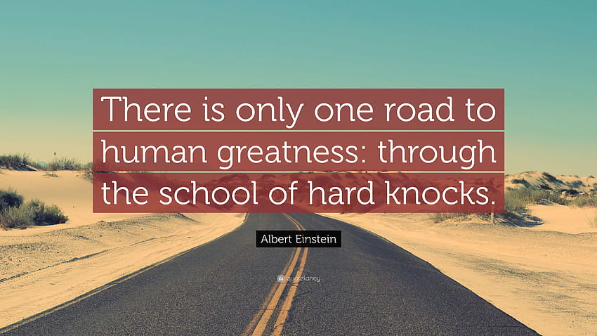 4K Free download | Albert Einstein Quote: “There is only one road to ...