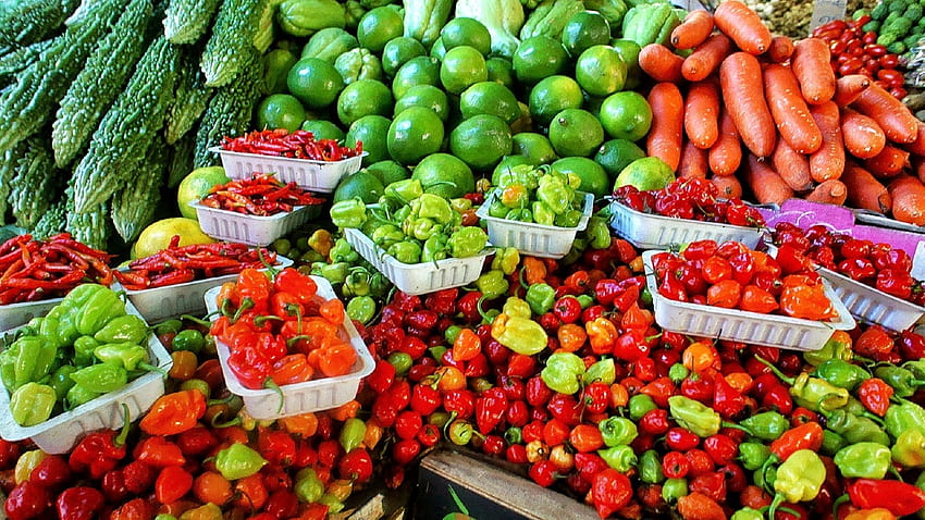 warzywo,naturalna żywność,pełna żywność,lokalna żywność,rynek,warzywa,żywność,sprzedaż,odżywianie wegańskie,owoce,grupa żywności Tapeta HD