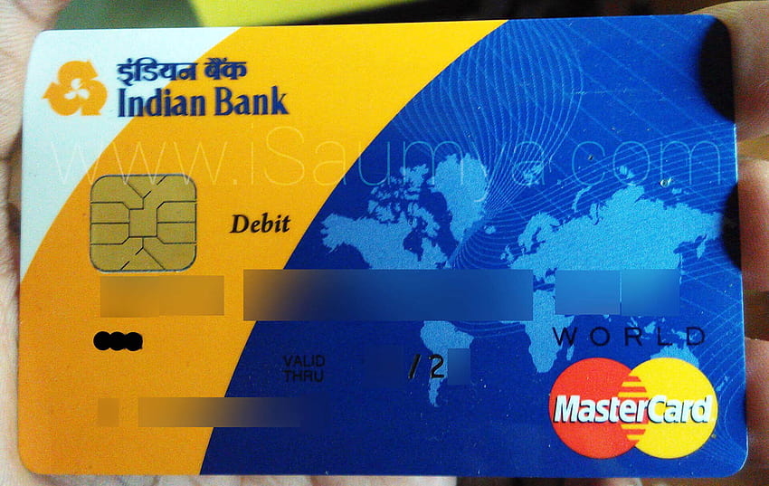INDIAN BANK VISAクレジットカード、および 高画質の壁紙