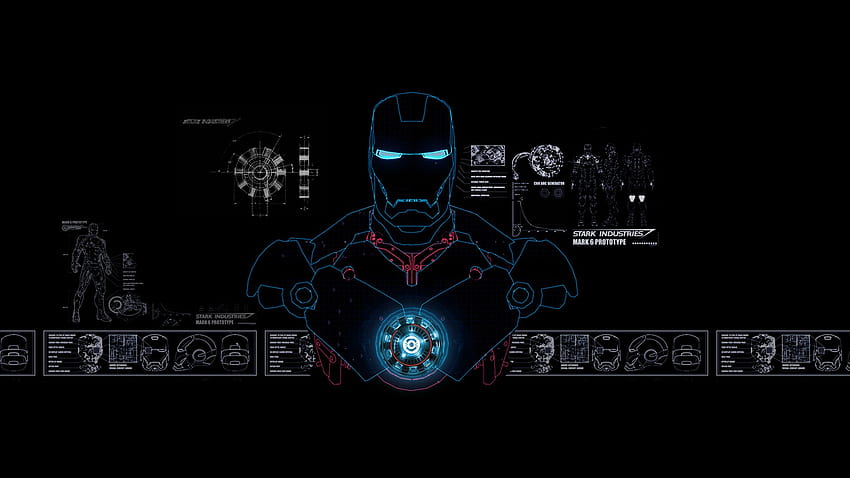 Iron Man 청 – Zoom Comics – 뛰어난 만화책 HD 월페이퍼