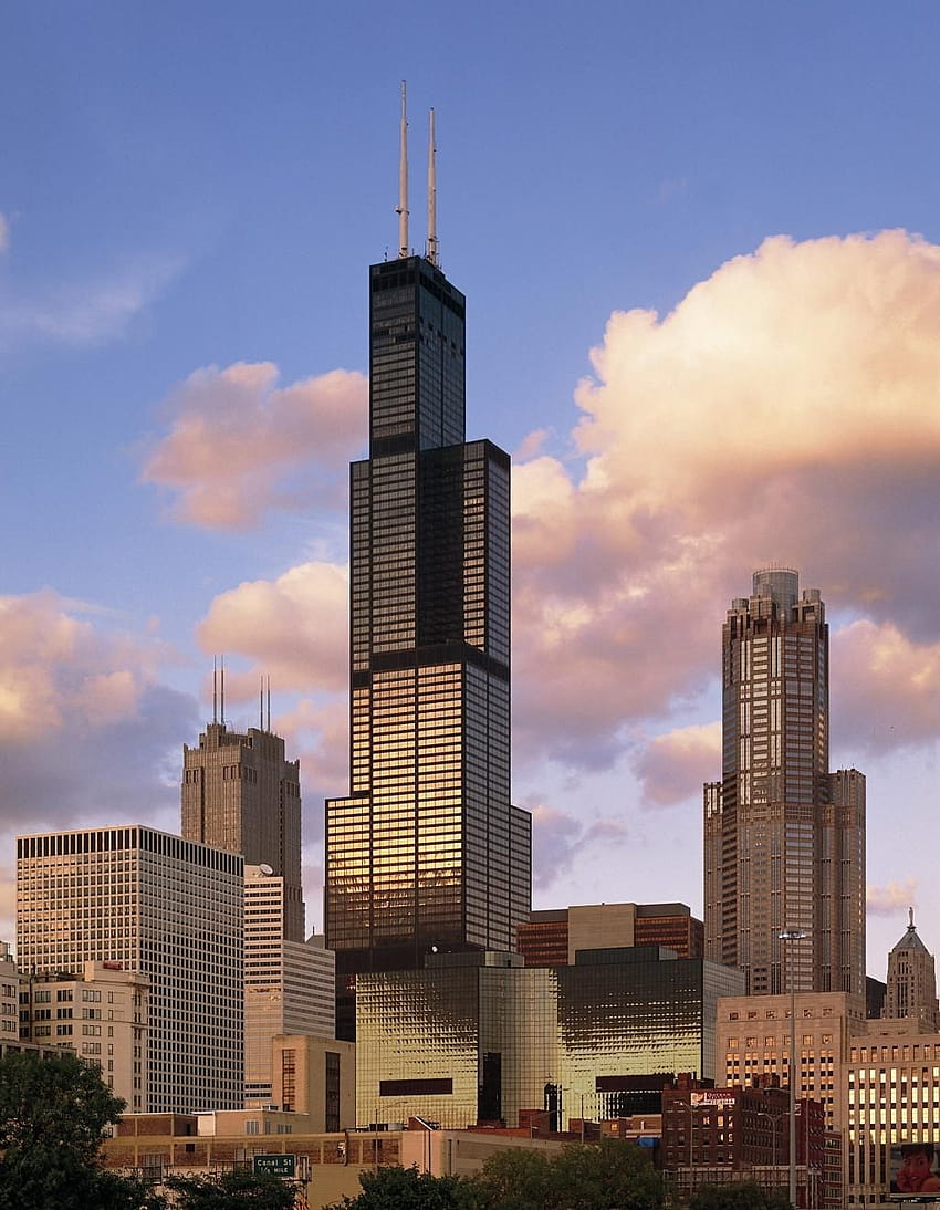 Willis Tower, a.k.a. Sears Tower HD phone wallpaper