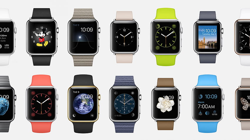 Apple Watch, jam tangan, ulasan, iWatch, Apple, antarmuka, layar, perak, Gadget Futuristik Nyata, Hai Wallpaper HD