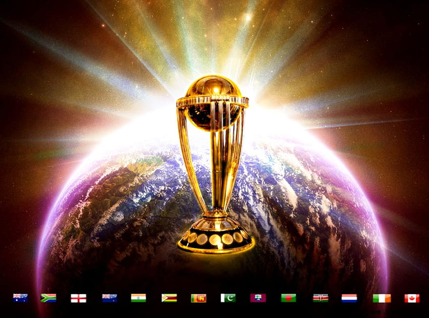 Cricket World Cup Trophy, trofeo di cricket Sfondo HD