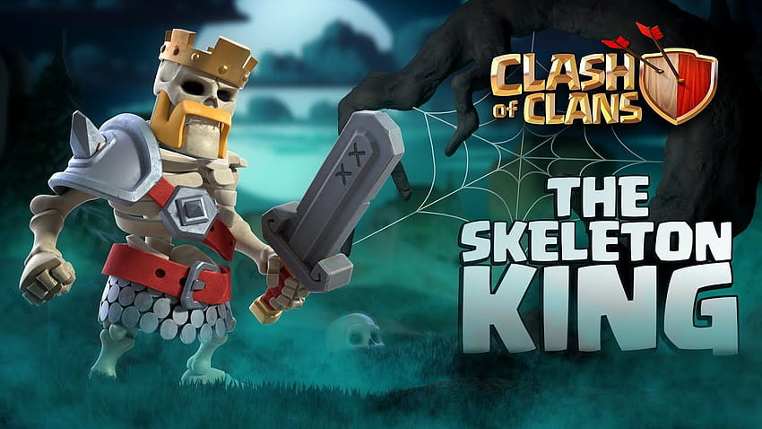 Terrify Your Opponents With The Skeleton King!, king coc HD wallpaper