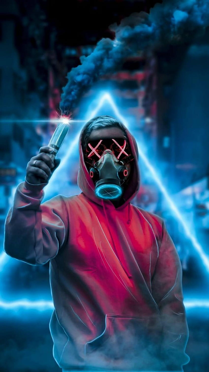 Led Purge Mask 2020 for Android, purge aesthetic HD phone wallpaper