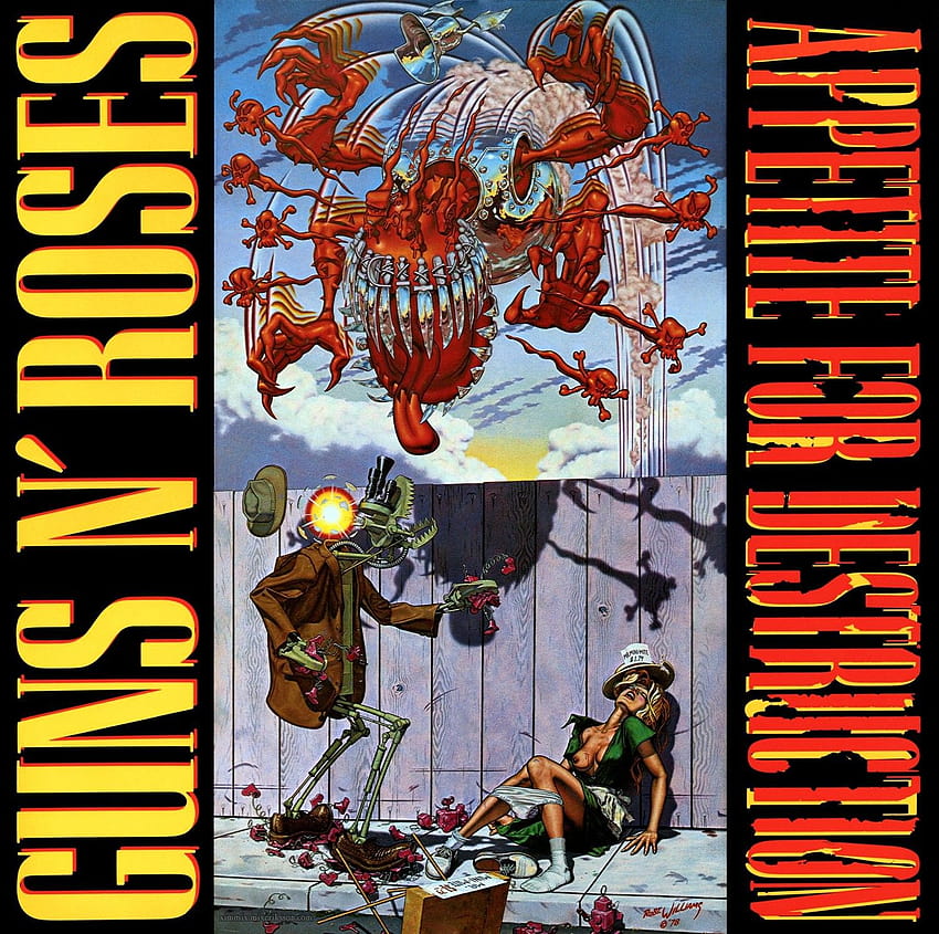 Guns And Roses Appetite For Destruction Artwork papel de parede HD
