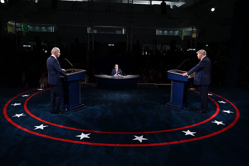 : Presidente Trump e Joe Biden se enfrentam em primeiro debate papel de parede HD