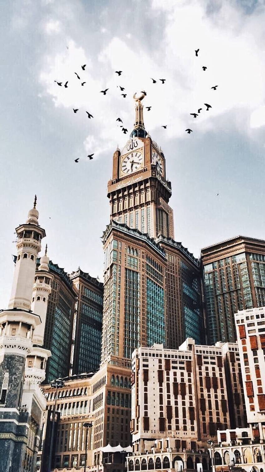 메카 시계탑 by faraz_hasan, makkah iphone HD 전화 배경 화면