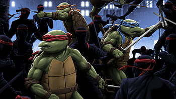 TMNT 2007 Movie Wallpaper - Leonardo 1, A screencap of a sc…