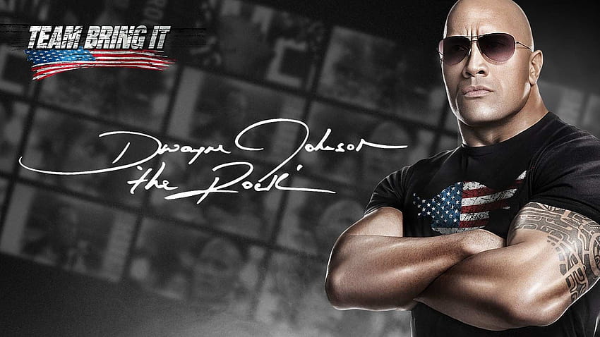WWE The Rock Dwayne Johnson For, wwe logo 2016 HD wallpaper