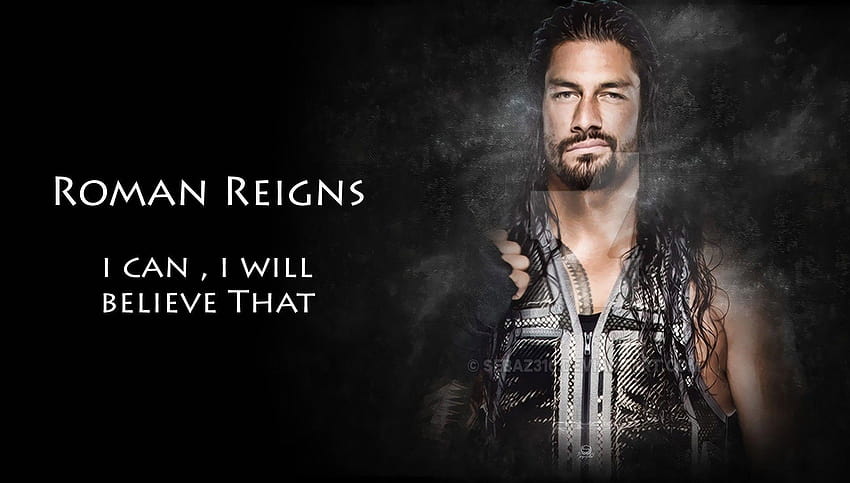 Roman Reigns Believe That WWE, 로마 통치 로고 HD 월페이퍼