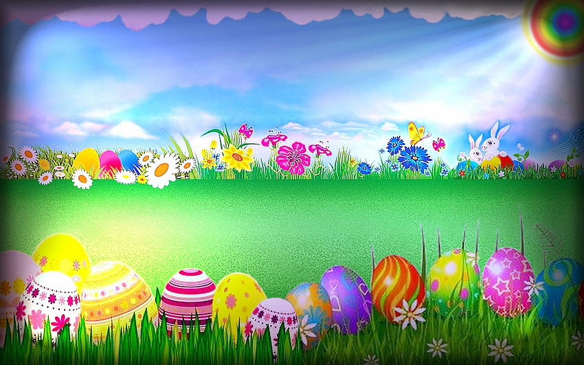 4 Easter Baby, child easter HD wallpaper